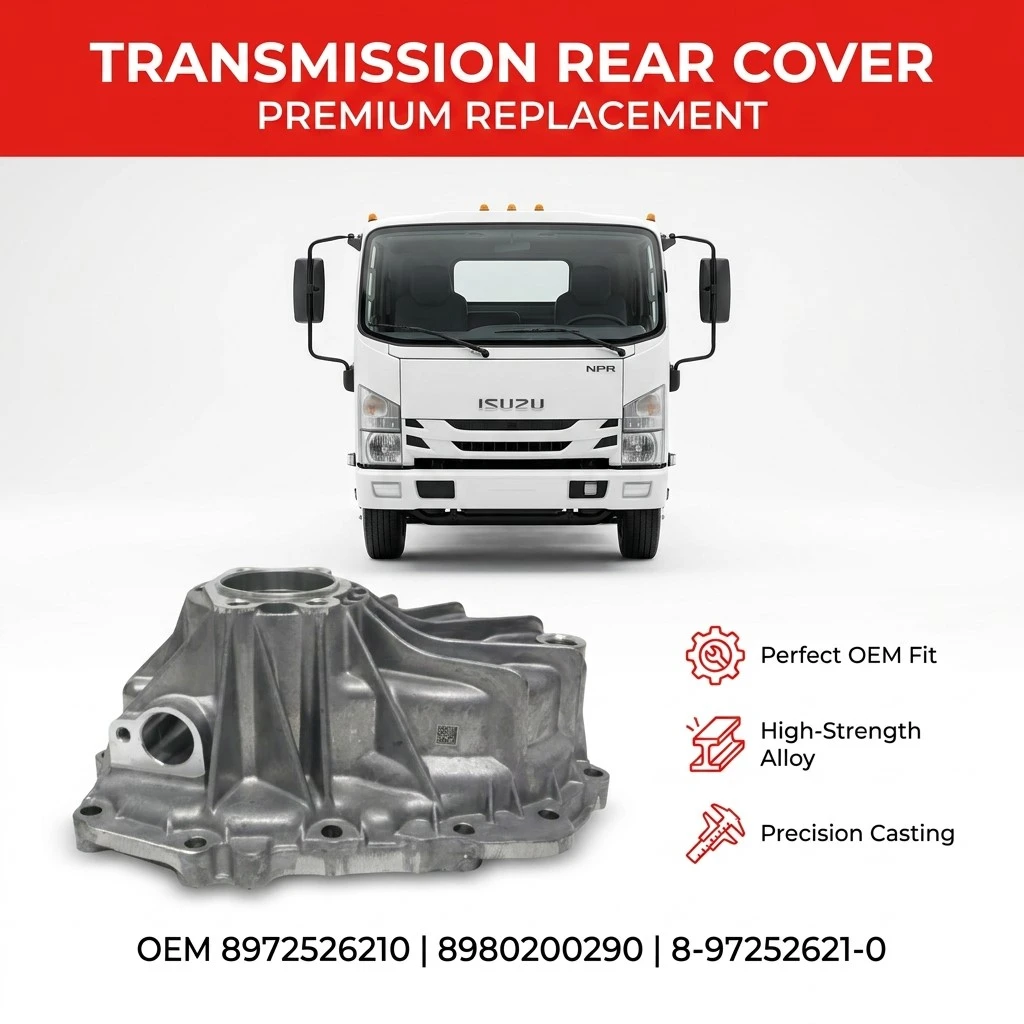 8972526210 8980200290 8980200252 MYY Transmission Rear Cover For ISUZU NPR NQR FM100 FM600G6 8972526210 8980200290 8980200252 MYY Transmission Rear Cover For ISUZU NPR NQR FM100 FM600G6